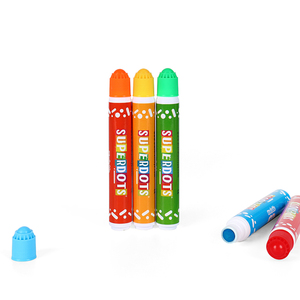 Washable Dot Makers 10mm Tip 20ml 10pcs <strong>Set</strong>, Child-Safe Ink Dot Pens for Preschool Art &amp; Classroom Creativity - Product Image 4