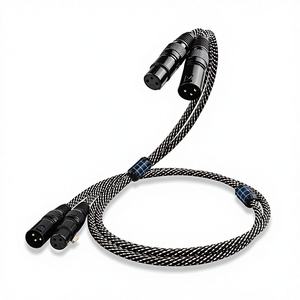 Câble XLR de haute qualité, câbles audio HiFi XLR, 15 AWG, noyau OFC 4N, fiches plaquées or, gaine en nylon pour haut-parleur - Product Image 1