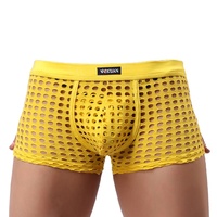 Sexy Boxer Briefs for Men, See Through Mesh Underwear
