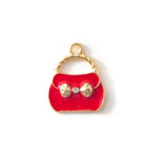 Mode vente chaude bricolage nouvel alliage galvanoplastie goutte à goutte accessoires Spot sac dessin animé bijoux Bracelet pendentif porte-clés pendentif - Product Image 2