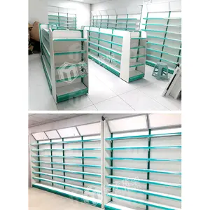 Scaffalature laminate a freddo regolabili Meicheng scaffali dei supermercati scaffali espositivi dei negozi scaffali delle scaffalature al dettaglio farmacia