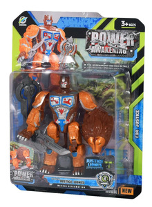 Sư tử Tinh Tinh biến đổi Robot tùy biến robot biến đổi Nhựa Chiến Binh động vật đồ chơi trẻ em có thể tháo rời khớp - Product Image 4