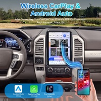 Reproductor de DVD de Radio Android Navihua para Ford F150 Raptor 2015-2020, Estilo Tesla, Audio Carplay, Pantalla Vertical, Estéreo, Navegación GPS