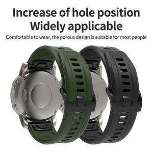 Bracelet Chungming pour <span class=keywords><strong>Garmin</strong></span> Fenix 7X/6X/5X, bracelet de montre en silicone à ajustement rapide et facile pour <span class=keywords><strong>Garmin</strong></span> <span class=keywords><strong>Enduro</strong></span> <span class=keywords><strong>2</strong></span> Descent Mk2i Tactix 7 Pro - Product Image 6