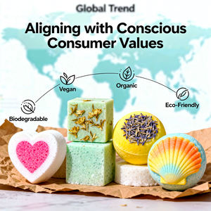 Набор круглых бомбочек для ванны OEM на заказ с ароматом жасмина, органические, веганские, нетоксичные ингредиенты, роскошный стиль, индивидуальная упаковка - Product Image 6