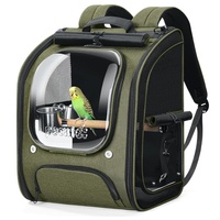 Sac à dos pour oiseaux, perroquets, calops et petits pigeons - Cage de transport respirante et portable pour l'extérieur, fabriquée en Chine, modèle PC0019