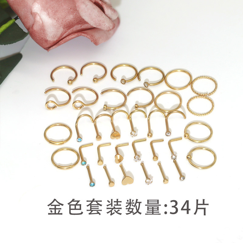 Gold 34-piece set