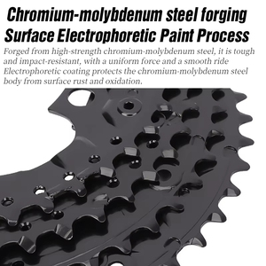 Plateau de vélo vtt 64/104 BCD pédalier 22/<span class=keywords><strong>32</strong></span>/42/44T Double/Triple vitesse pédalier pièces de vélo - Product Image 3