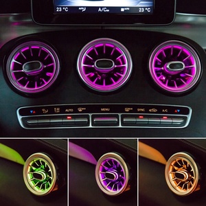 Luce Ambiente 3/64 Colori per Bocchette d'Aerazione Anteriori e Posteriori per <span class=keywords><strong>Mercedes</strong></span>-Benz Classe C <span class=keywords><strong>Coupé</strong></span> W205 e <span class=keywords><strong>GLC</strong></span> X253 2014+ - Product Image 4