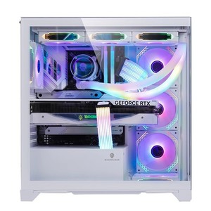 <strong>Used</strong> <strong>Desktop</strong> Full Tower ATX <strong>Computer</strong> Chassis Fully Transparent F1 Supports 240 Water-cooled Gaming Stock - Product Image 3