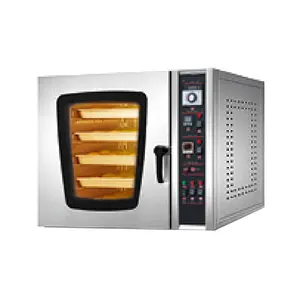 Bread Baking Machine 5 Tray Electric Convection Oven Bakery Oven With Steam Function