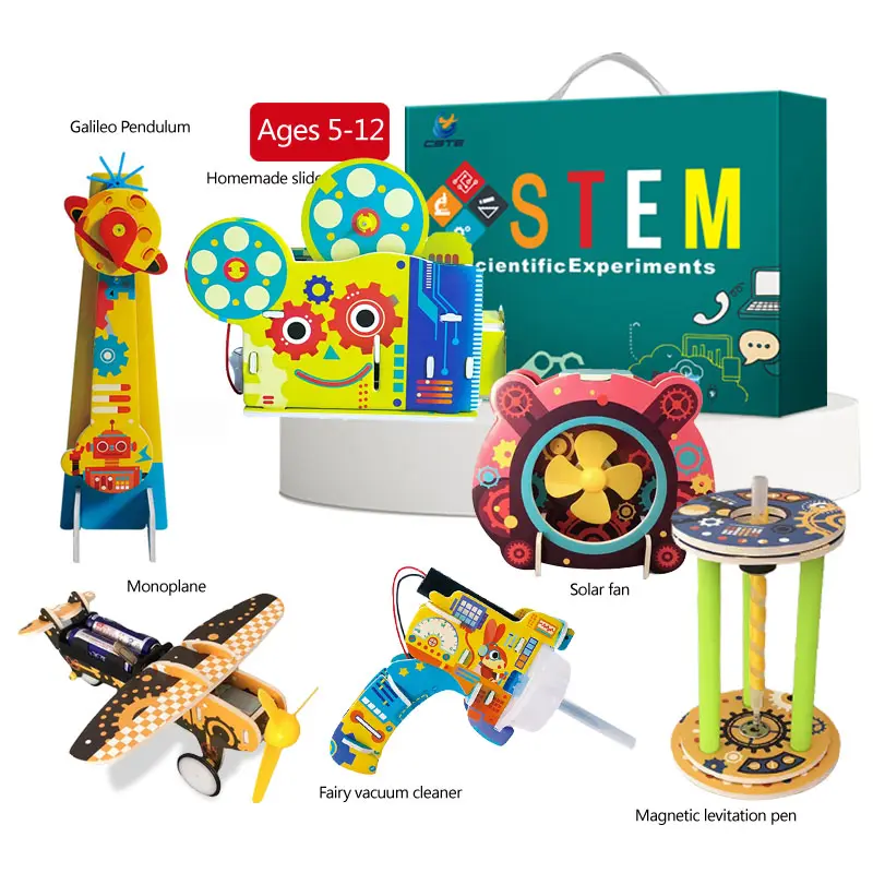 2024 DIY aprendizaje Steam STEM juguetes Montessori Ciencia Educativa e ingeniería Juguetes Kits para niños aprendiendo