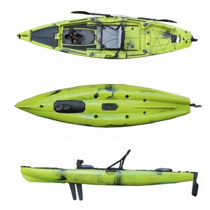 High Quality 4 Pcs Handles Fishing Kayak 12ft Motor Kayak Rowing Boat With 1 Pc Swivei Fishing <b>Rod</b> <b>Holder</b> - Product Image 1