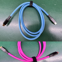 Cable USB4 Utech de 1 pie, 240W PD, Carga Rápida, Cable de Datos de 40Gbps, Certificado CE, Cable Tipo C, Cable de Video 8K 60Hz para Laptop, Monitor, PC