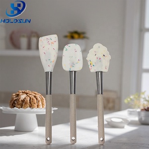Spatule de cuisson en silicone blanc pour femmes au <span class=keywords><strong>foyer</strong></span> résistant à la chaleur et pour la cuisson et la pâtisserie à la maison - Product Image 5