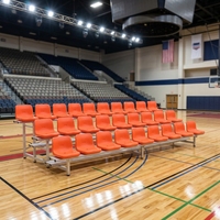 BleacherStand - Tribune d'extérieur pliable en alliage d'aluminium durable pour activités sportives/football, capacité supérieure à 20 kg
