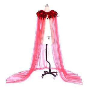 Оптовая продажа, костюмы для косплея на Хэллоуин, плащ с капюшоном для детей и взрослых, длинный бархатный плащ в форме призрака, костюмы ведьм - Product Image 6