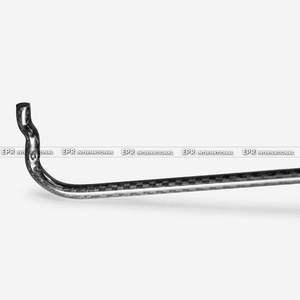 1998-2002 Subaru BE BH Legacy Wagon Dry <b>Carbon</b> Direct Fit Hood Prop Rod - Product Image 4