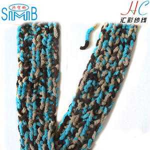 Compra en venta al por mayor 100% del poliester hilo para tejer hilados de chenilla gruesa - Product Image 6
