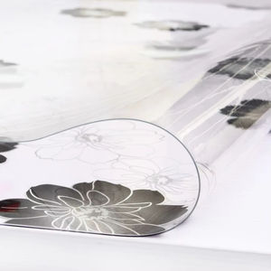 Nappe en PVC en <span class=keywords><strong>toile</strong></span> <span class=keywords><strong>cirée</strong></span> bon marché de haute qualité imperméable à l'huile lavable pour un événement de fête à la maison intérieur extérieur - Product Image 1