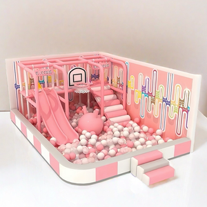 Tragbares Softplay-Spielbereich-Set Spielplatzgerät Spielstruktur <span class=keywords><strong>Indoor</strong></span>-Spielhaus Klettergerüst Mobiles Softplay-Gestell für Kinder - Product Image 3