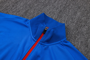 Combinaison d'entraînement unisexe à manches courtes, col rond, fermeture éclair intégrale, séchage rapide, automne-hiver, 25/26, clubs européens de football de Paris - Product Image 3