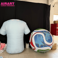 Ballon en PVC en forme de ballon de football pour événements et activités, et ballons de football gonflables personnalisés 2026 pour accessoires de danse