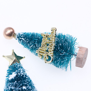 Casa de muñecas puerta escena modelo Mini MerryChristmas árbol de Navidad casa de muñecas accesorios artesanía - Product Image 3