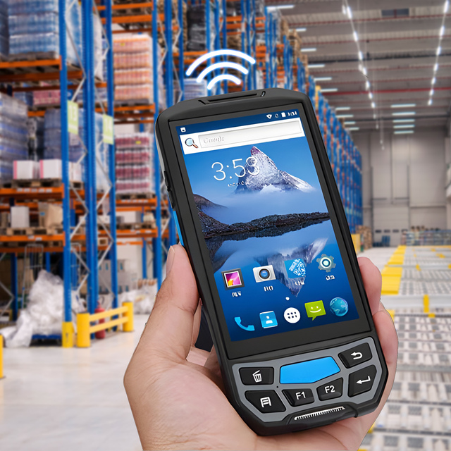 ODM HS03 Android 13.0 5 Inch Touch Screen Handheld PDA Terminal  Barcode Scanner 2D IP65 GPS  PDA for Logistic Data Collector