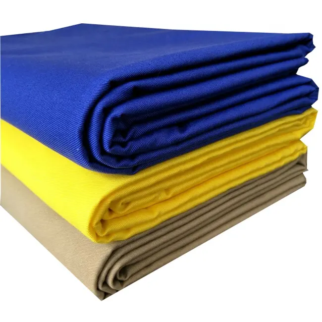 supplier fabric blue gabardine 65% polyester 35 % visco fabric 300 grams for men pants