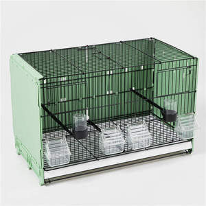 Jaula de Vuelo Clásica Moderna de Hierro Transpirable al por Mayor con Divisor - Aviario de Cría <span class=keywords><strong>para</strong></span> Periquitos, Agapornis y <span class=keywords><strong>Canarios</strong></span> - Product Image 1