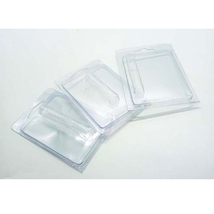 Custom 0.5ML Flat Tipped PET PVC Clear ClamShell Blister Plastic Pack Cartridge Packaging 1ML