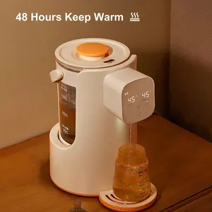 Yeni cam elektrikli termos Pot akıllı 2L bebek süt formülü dijital su hava yastıkları için elektrik cam termos elektrik termo Pot