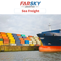 Servicio de Transporte de Carga LCL+Express de Farsky Logistics, Puerta a Puerta, de China a EE. UU./MX/CA/AT, con Seguro por DDP DDU, Económico
