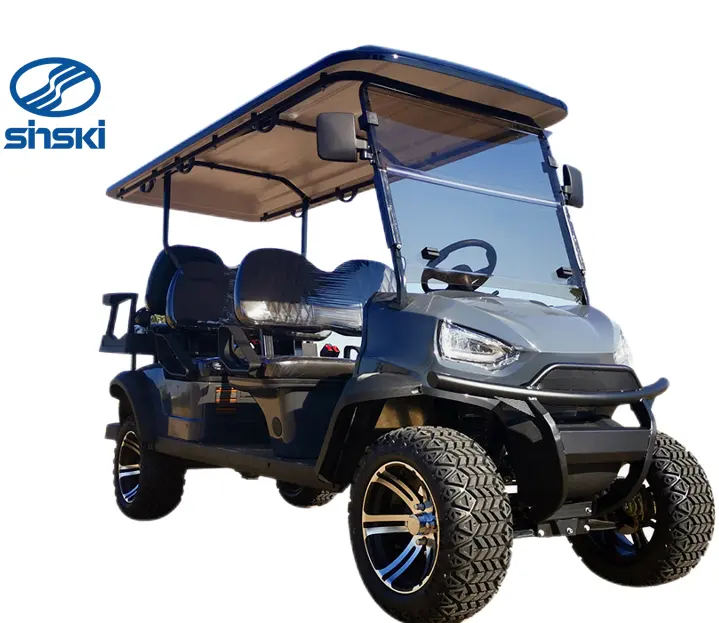 SINSKI bieten EEC DOT Street Legal 6 Passagiere Golf wagen Wagen Elektro 4 Rad Elektro Club Auto Golf wagen