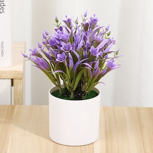 Plantes artificielles en pot Yiwu Datuo Florist 20x17 cm, décoration intérieure réaliste, verdure de table pour la maison et le bureau. - Product Image 3
