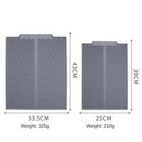 Tapis de séchage multi-usages en silicone grande taille, antidérapant, écologique, pour évier, facile à nettoyer, accessoires et gadgets de cuisine