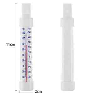 रेफ्रिजरेटर फ्रीजर थर्मामीटर फांसी हुक के साथ, -40 से 40 तक, तरल ग्लास तापमान गेज - Product Image 3