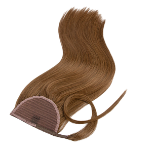 Extensions de queue de cheval vierges vietnamiennes Remy à trame simple, longueur 14-24 pouces, naturelles, brutes, double trame machine, couleur personnalisable - Product Image 1