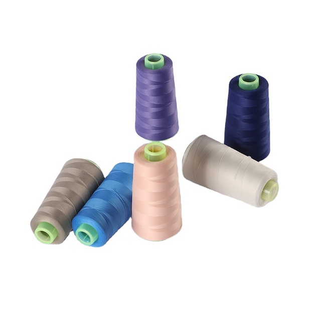 Eco-friendly Recycled 100% Polyester 402 502 602  Sewing Thread for Textile Machine
