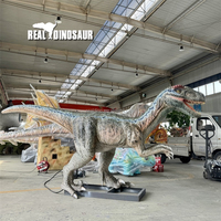 Zigong Fabricant Jurassic Park Dinosaure Animatronic Réaliste Réaliste Modèle 3D Dinosaure Velociraptor À Vendre