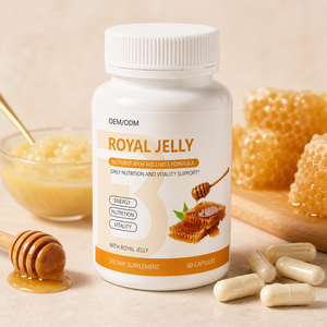 Extrait naturel de gelée royale à faible teneur en matières grasses, haute solubilité, pour capsules de soutien alimentaire et <span class=keywords><strong>régime</strong></span> équilibré sous marque privée - Product Image 1