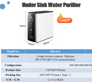 Distributeur d'eau domestique à osmose inverse de qualité maternelle et infantile, filtration cinq étapes, 100G 400G, pour eau potable directe, purificateur d'eau OEM - Product Image 2