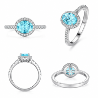 Bague simple en argent sterling 925 avec moissanite, bague de fiançailles en moissanite fine pour femme, bijoux de mariage et d'anniversaire