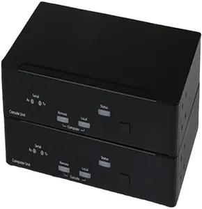 Custom Extender konsol USB DVI KVM, dengan seri & Audio Over MM Fiber - 2km - Fiber DVI KVM