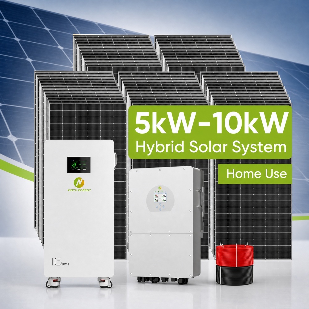 Off Grid Solar Power System 5Kw 10Kw Hybrid Solar Full Kit for Home Energy Storage · image 1