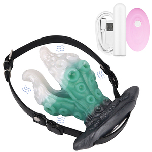 YOCY Godemiché Tentacule, Gag, Vibrateur, Godemiché Anal, Plug Anal pour Hommes et Femmes, Jouet Sexuel en Silicone avec Godemichés Tentacules pour Couples, Jeu Adulte - Product Image 1