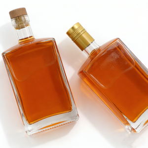 Bouteilles de vodka carrées en verre de 750 ml avec bouchon en liège et marquage à chaud pour la <span class=keywords><strong>tequila</strong></span> - Product Image 6