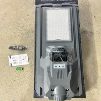 Lampadaire Solaire CCTV 1200W ABS Intégré avec Détecteur de Mouvement et Vision Nocturne pour une Sécurité Domestique Constante