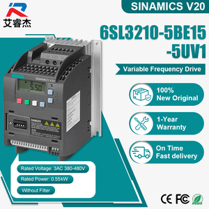Nuevo Variador de Frecuencia SINAMICS V20 Original 6SL3210-5BE15-5UV1 Convertidores VFD Trifásicos 380-480V 3AC 0.55KW Inversor - Product Image 1